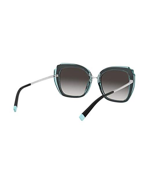 Tiffany TF4160 82853C Black/Blue TF4160 Square Sunglasses Lens Category 3 Siz