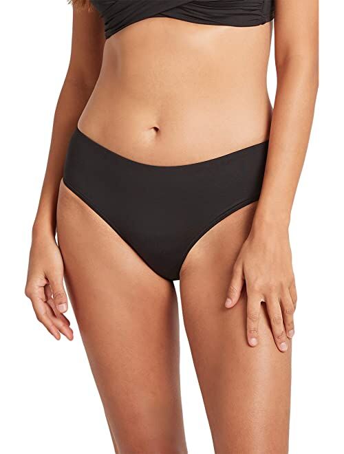 SEA LEVEL SWIM Mid Bikini Pant Bottoms Swimsuit