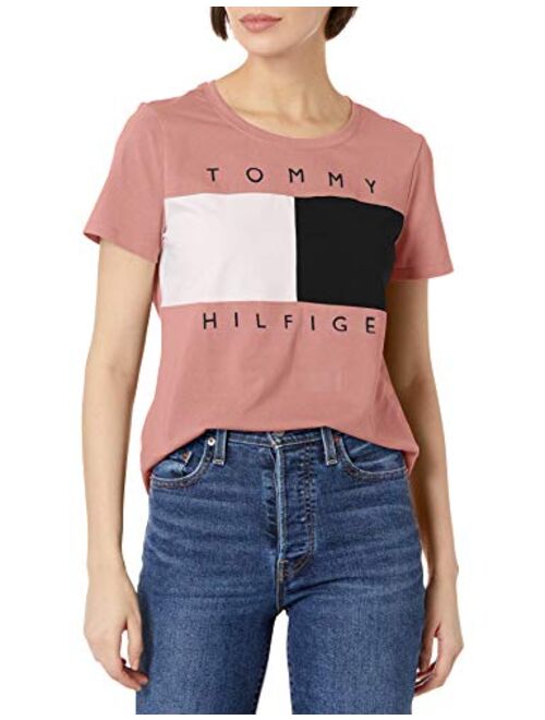 Tommy Hilfiger Women's Short Sleeve Logo T-Shirt