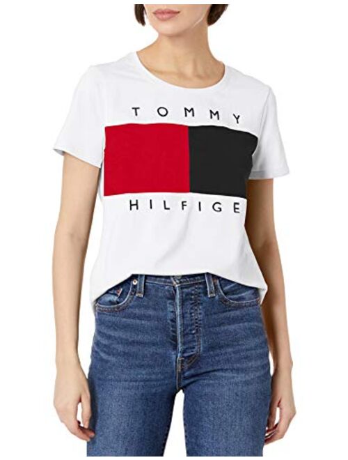 Tommy Hilfiger Women's Short Sleeve Logo T-Shirt