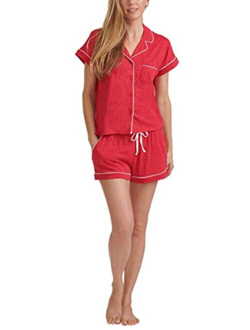 Tommy Hilfiger Womens 2 Piece Pajama Shorts Set