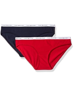 Women's Solid Cotton Bikini Underwear Panty, Multipack