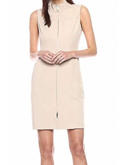 Women's Classic Scuba Zip Up Dress