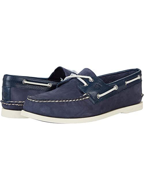 Sperry A/O 2-Eye Tumbled Lace Up Boat Shoes