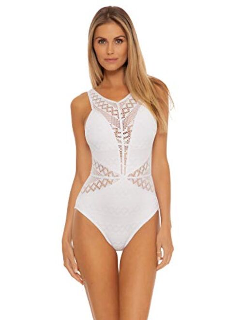 BECCA by Rebecca Virtue Colorplay Savannah High Neck One-Piece