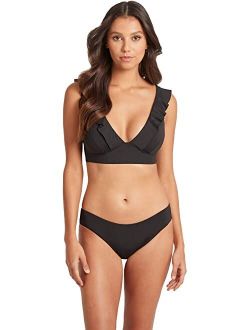 SEA LEVEL SWIM Frill Bra Bikini Top Swimsuit