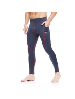 apollo walker Men's Compression Leggings Quick Dry Athletic Cycling Pants, Running Riding Tights Base Layer Bottoms