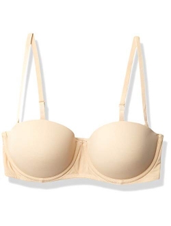 Womens Strapless Stay in Place Underwire Bra