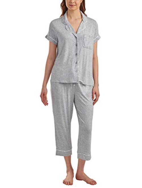 Tommy Hilfiger 2 Piece Notch Collar Pajama Set