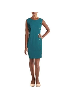 Women's Button Trim Sheath