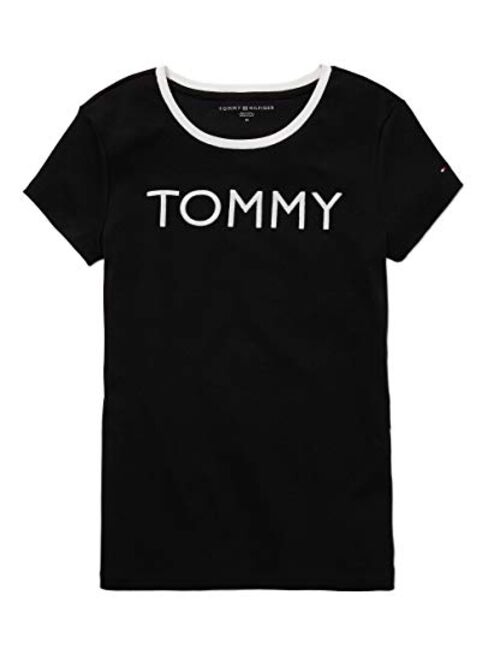 Tommy Hilfiger Women's Adaptive T Shirt with Wide Neck Opening