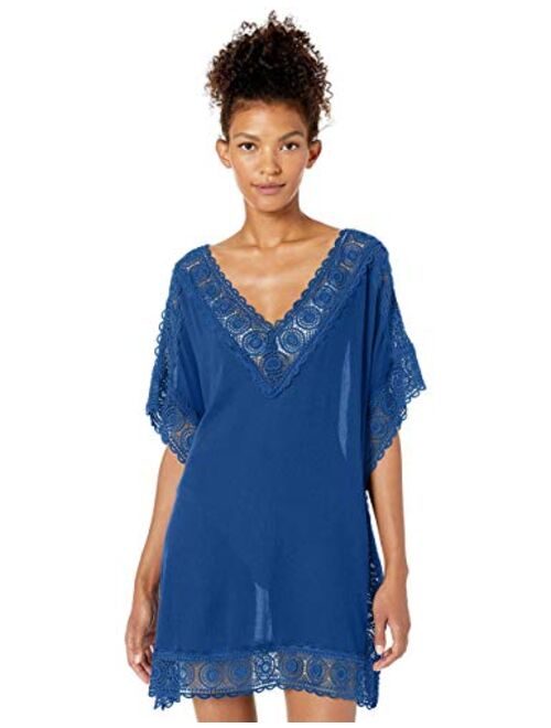 La Blanca Island Fare V-Neck Tunic Cover-Up