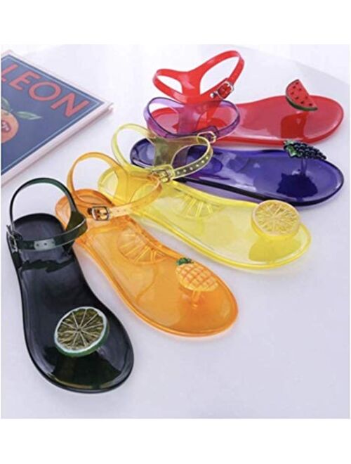 B-B World Comfortable and Cute Summer Jelly Fruit Sandals