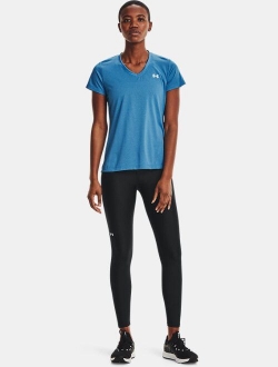 Women's UA Tech Bubble Heather Short Sleeve V-Neck