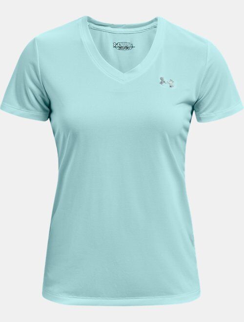 Under Armour Women's UA Tech™ Bubble Heather Short Sleeve V-Neck