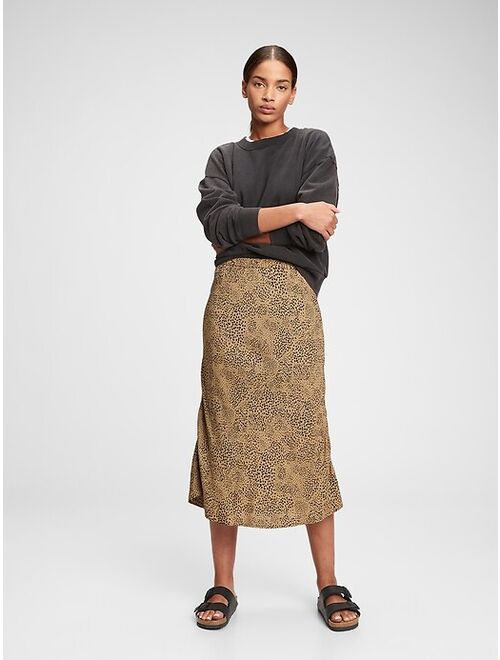 GAP Print Midi Skirt