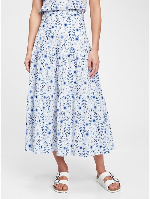 GAP Tiered Maxi Skirt