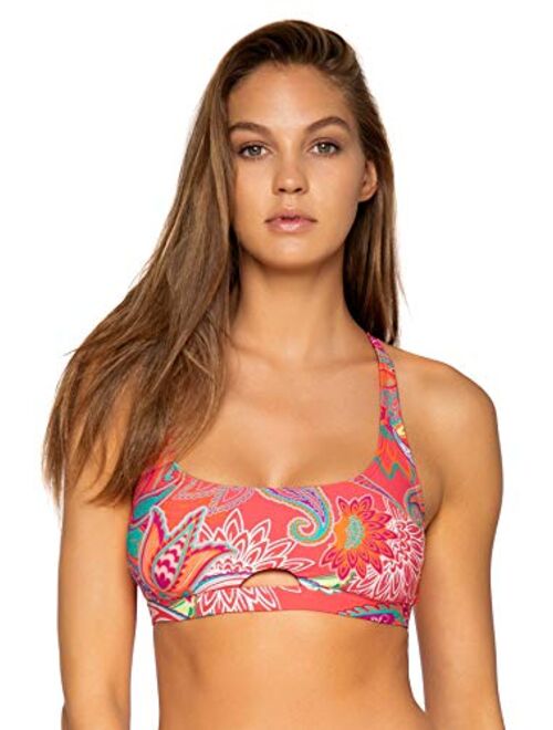 Sunsets Nylon And Spandex With Racerback Adjustable Bralette