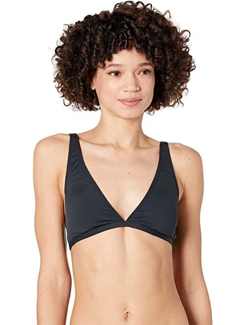 Roxy Solid Beach Classics Elongated Bikini Top