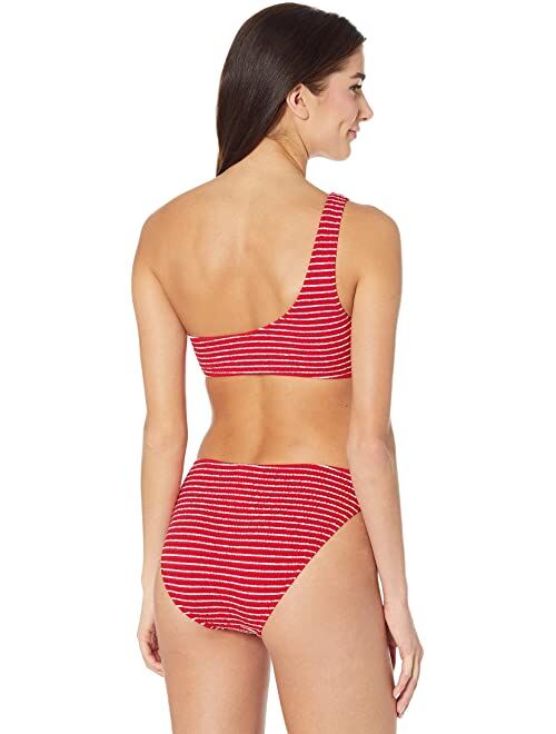 Seafolly Seaside Stripe One Shoulder One-Piece