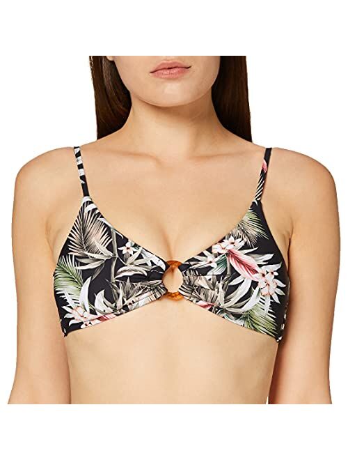 Seafolly Wild Ones Ring Front Bralette Bikini Top