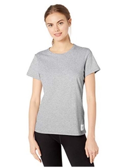 womens Premium Performance Logo Patch Crew Neck T-shirt