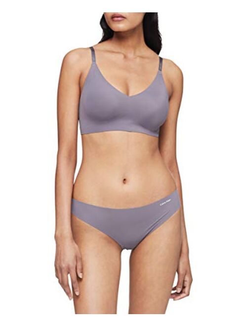 Calvin Klein Women's Invisibles Comfort Seamless Wirefree Lightly Lined Triangle Bralette Bra