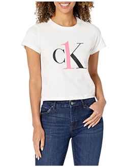 Women's Ck One Cotton Short Sleeve Crewneck