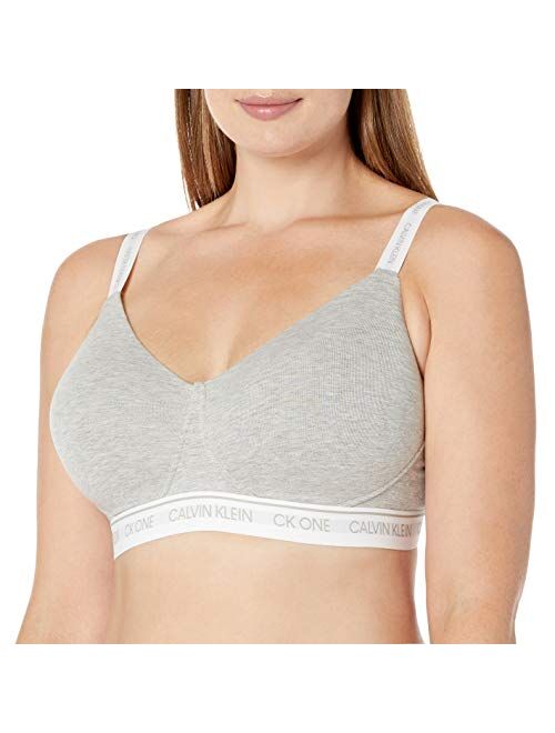 Calvin Klein Women's Ck One Cotton Lightly Lined Bralette