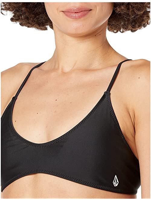 Volcom Simply Solid Scoop Bikini Top