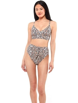 Snake Charmer High-Waist Tie Bottoms