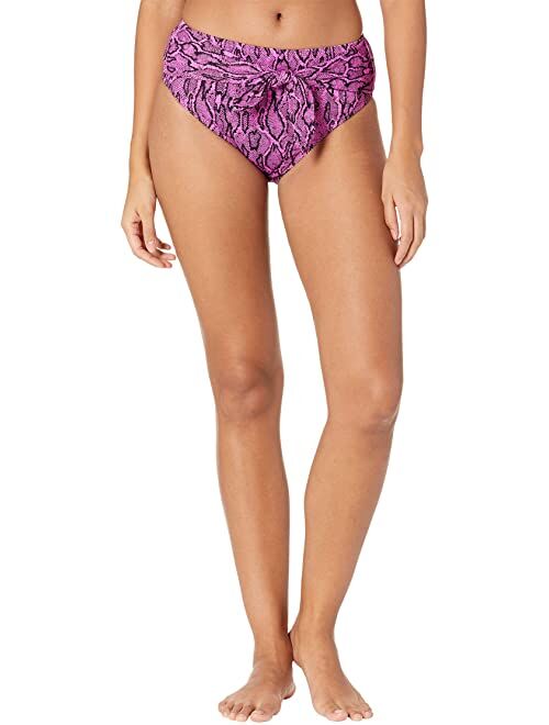 Jessica Simpson Snake Charmer High-Waist Tie Bottoms