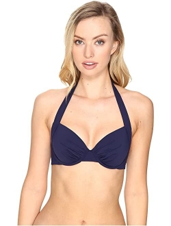 Pearl Underwire Halter Bikini Top