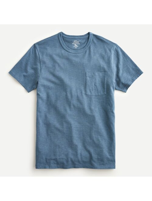 J.Crew Garment-dyed slub cotton crewneck T-shirt