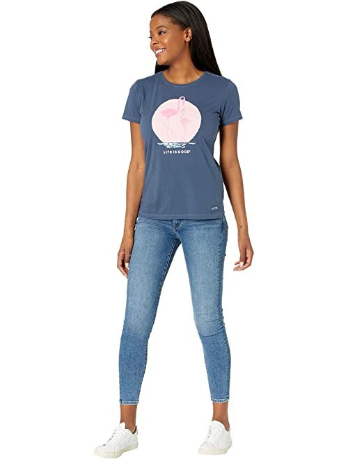 Life is Good Crusher-Lite™ Tee Mama Flamingo