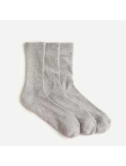 Athletic crew sock three-pack