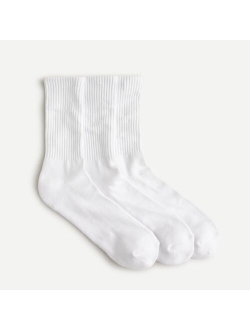 Athletic crew sock three-pack