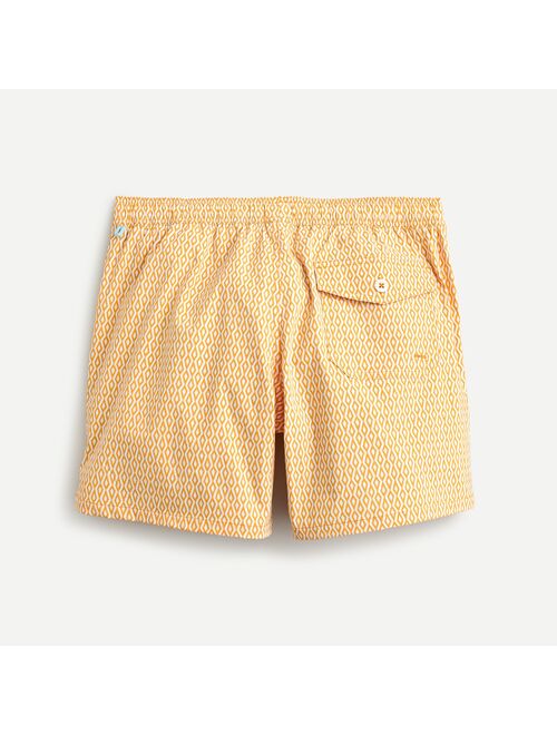 J.Crew 6" stretch swim trunk in print