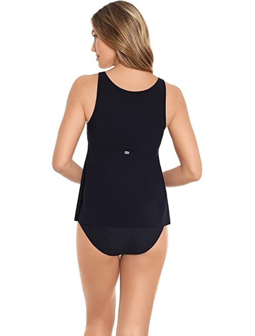 Amoressa Northern Nylon And Lycra Sleeveless One Piece