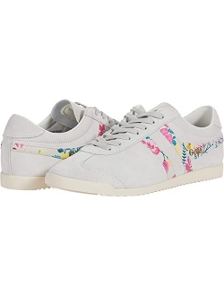 Bullet Suede Floral Lace-Up Sneakers