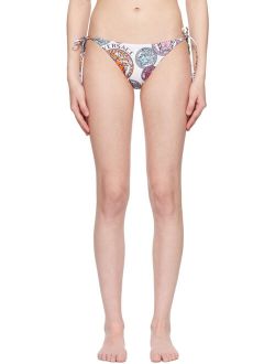 Underwear White Medusa Amplified Print Bikini Bottoms