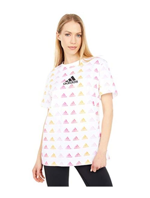 adidas Gradient Logo Boyfriend Tee