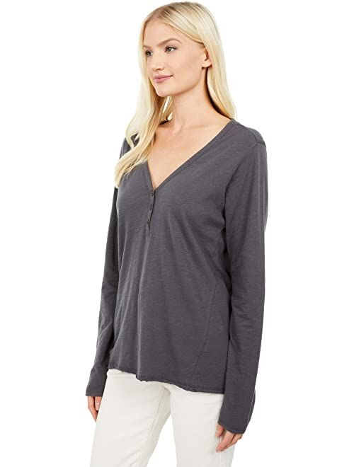 PACT Organic Cotton Slub Jersey Henley