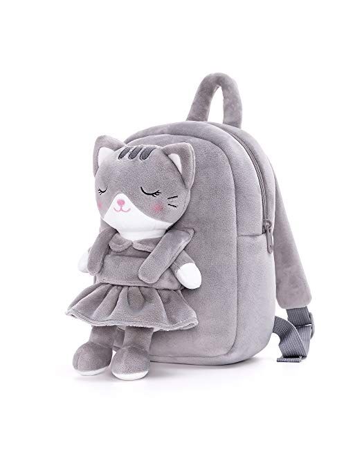 Lazada Unicorn Kids backpack with Plush Girl Toys White 11 Inches Age 3+