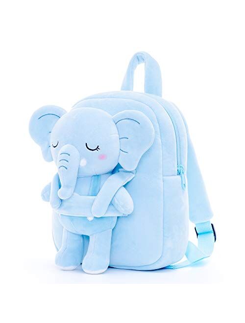 Lazada Unicorn Kids backpack with Plush Girl Toys White 11 Inches Age 3+