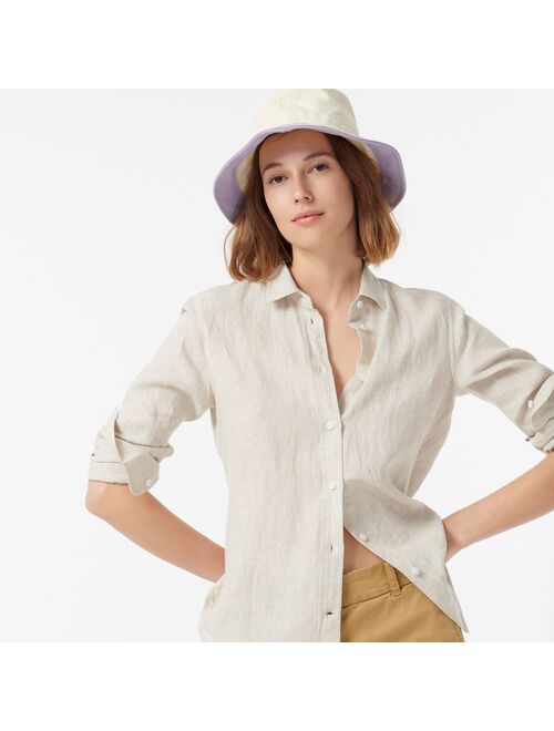 J.Crew Wide-brim bucket hat in colorblock