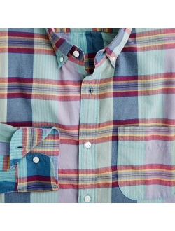 Indian madras shirt in plaid