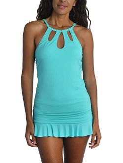 Island Goddess High Neck Tankini