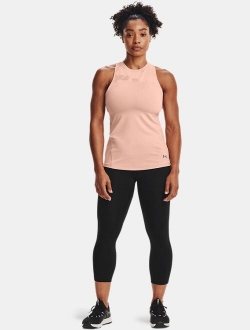 Women's UA RUSH No-Slip Waistband Vent Capris