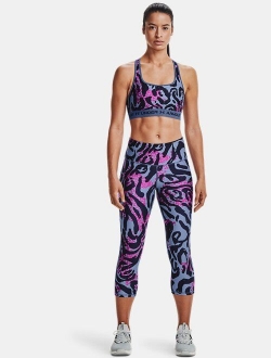 Women's HeatGear Armour No-Slip Waistband Printed Capris